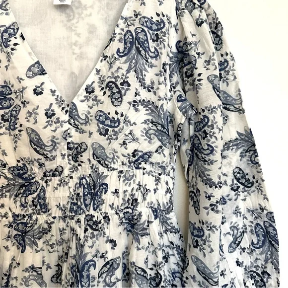 Lucky Brand Blue and White Floral Dress Size XS - Picture 15 of 16